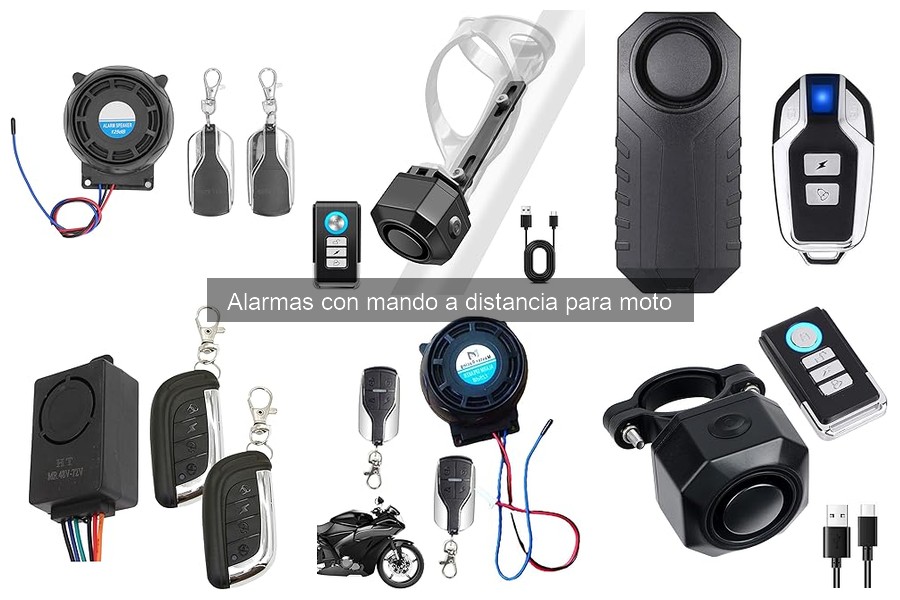 ¿Dónde comprar alarmas con mando a distancia para moto?