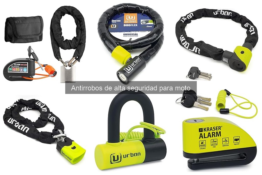 Dónde comprar antirrobos de alta seguridad para moto