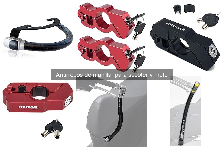 Dónde comprar antirrobos de manillar para moto a buen precio