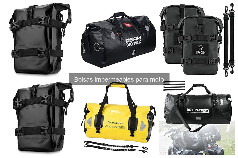 Dónde comprar bolsas impermeables para moto confiables