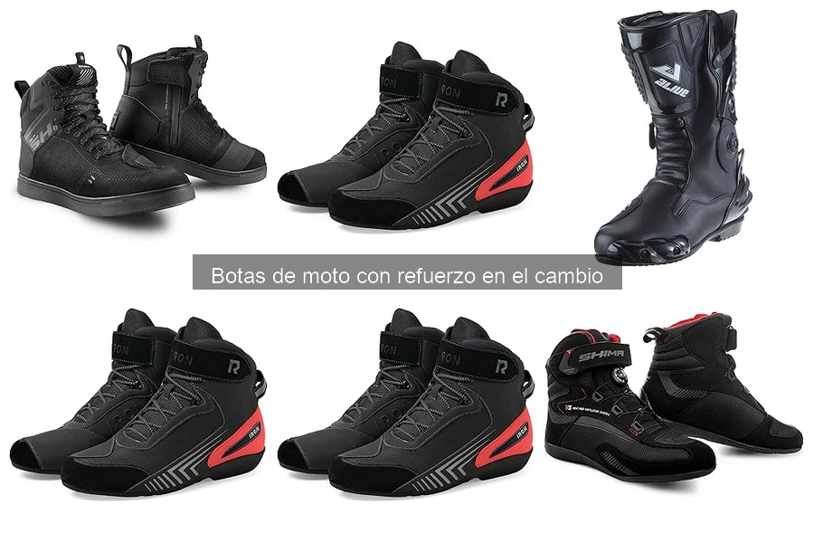 Dónde comprar botas de moto con refuerzo en el cambio