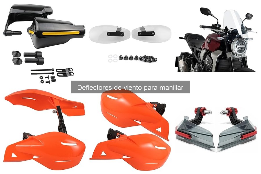 Dónde comprar deflectores de viento para manillar de moto