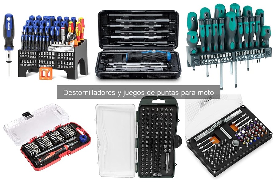 Dónde comprar destornilladores y juegos de puntas para moto