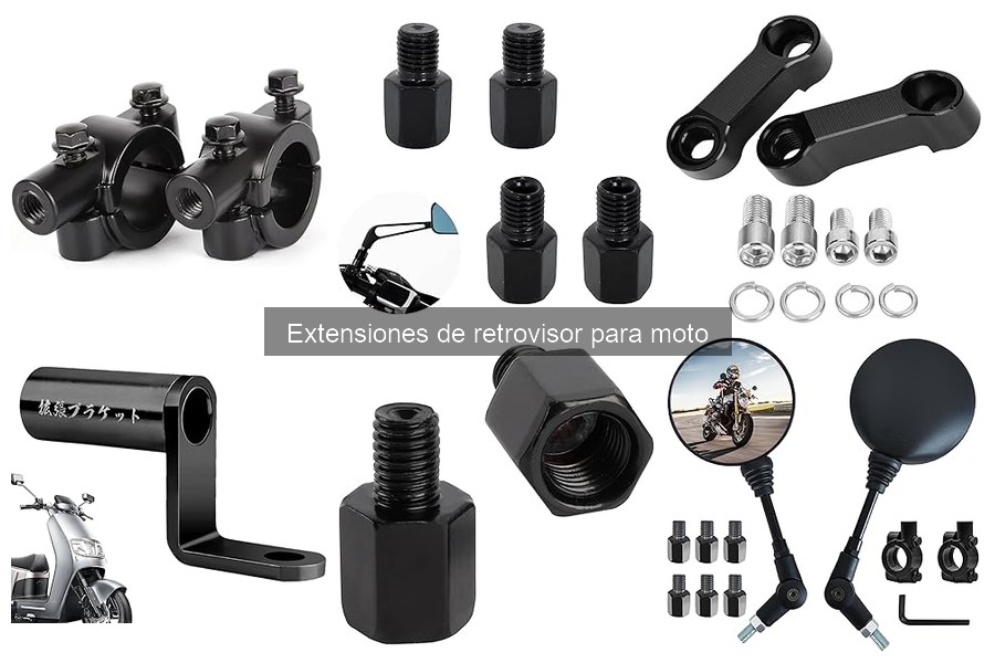 Dónde comprar extensiones de retrovisor para moto