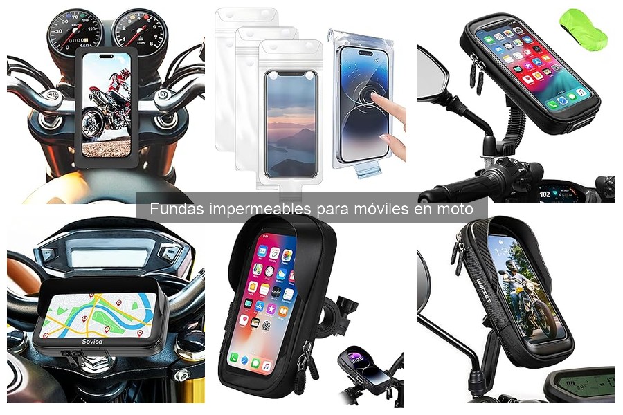 Dónde comprar fundas impermeables para móviles en moto