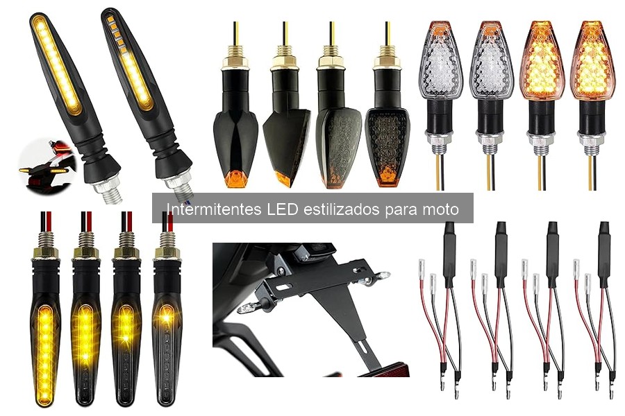 Dónde comprar intermitentes LED estilizados para moto