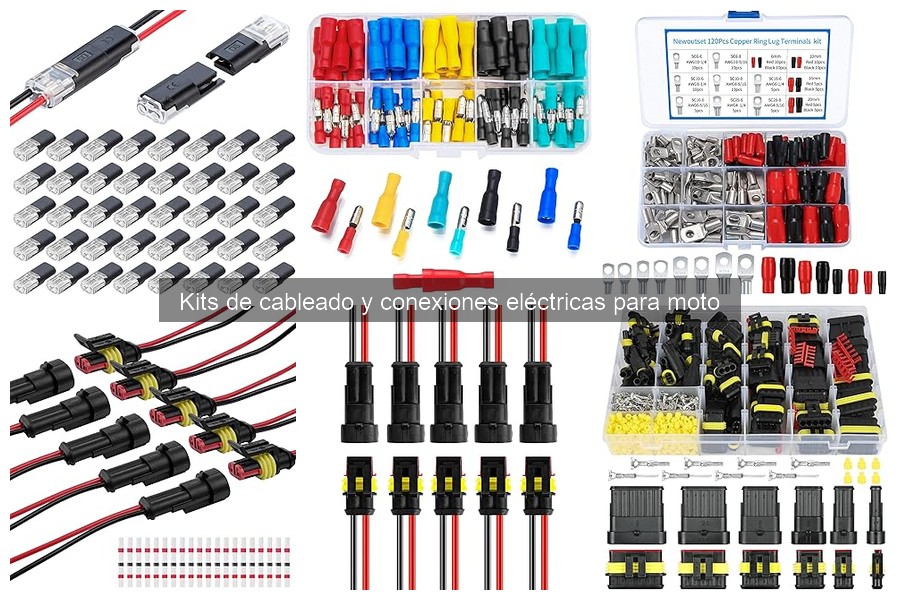 Dónde comprar kits de cableado y conexiones eléctricas para motos