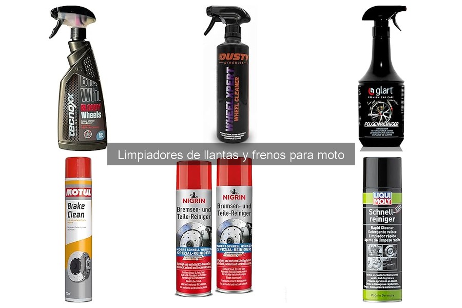 Dónde comprar limpiadores de llantas y frenos para moto baratos
