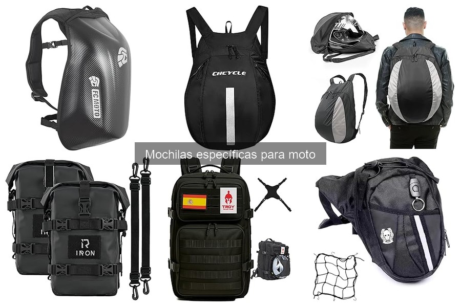Dónde comprar mochilas específicas para moto fácilmente