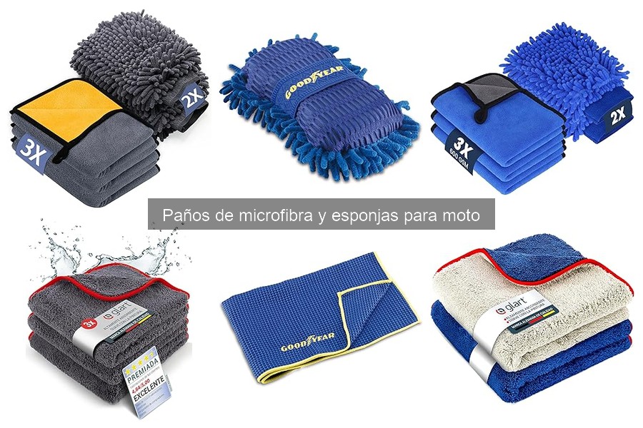 Dónde comprar paños de microfibra para motos a buen precio