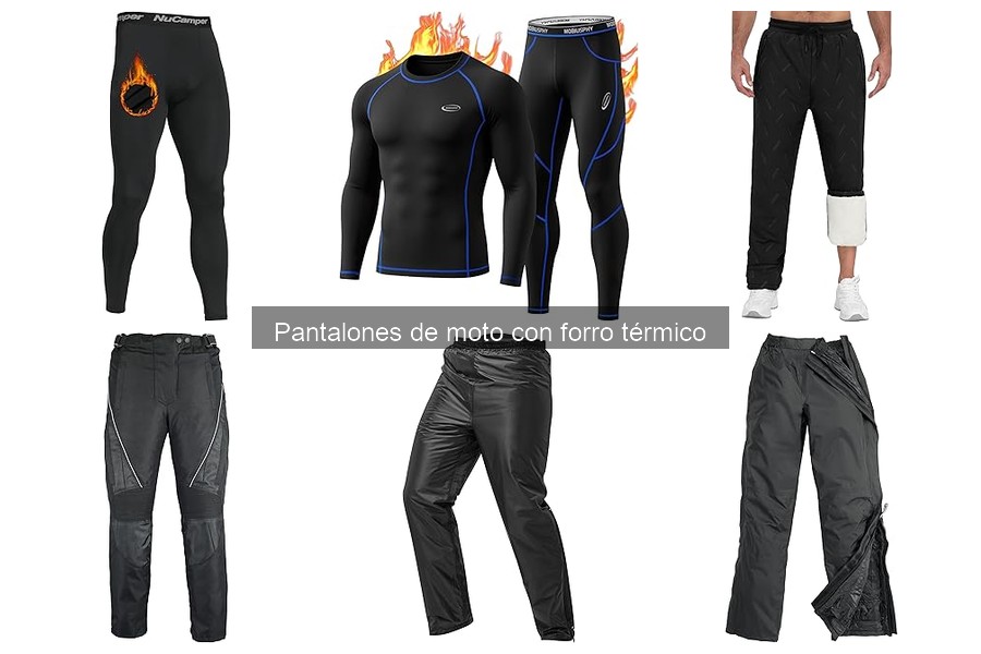 Dónde comprar pantalones de moto con forro térmico baratos