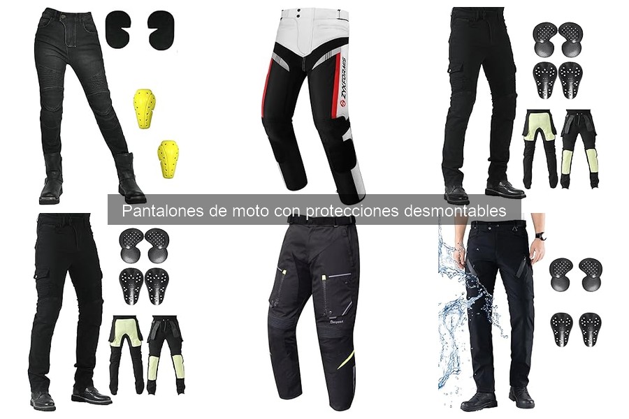 Dónde comprar pantalones de moto con protecciones desmontables