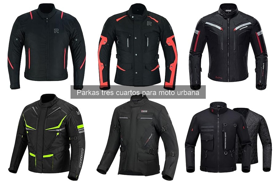 Dónde comprar parkas tres cuartos para moto urbana con ofertas