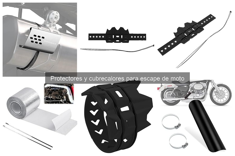 Dónde comprar protectores y cubrecalores para escape de moto