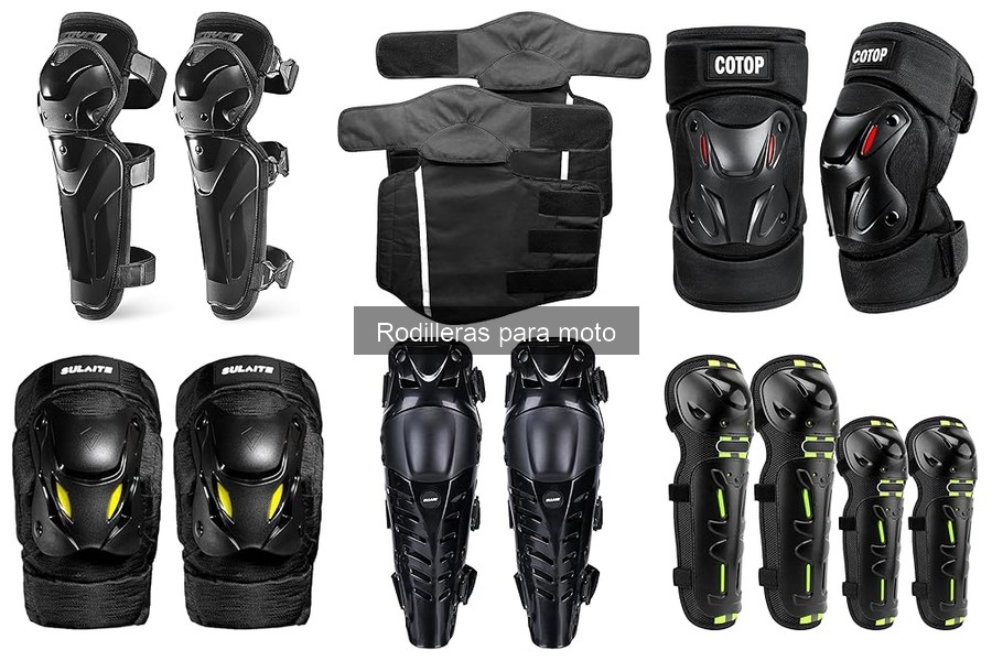 Dónde comprar rodilleras para moto: Mejores tiendas online