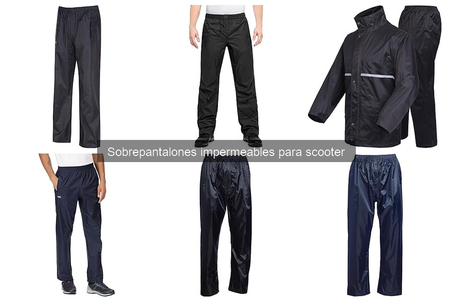 Dónde comprar sobrepantalones impermeables para scooter
