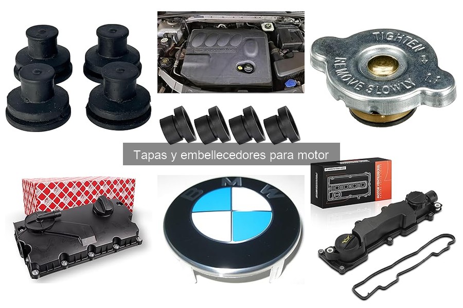Dónde comprar tapas y embellecedores para motor
