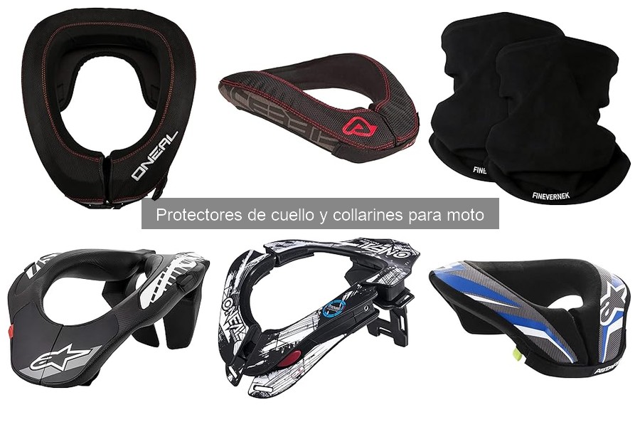 Efectos del uso prolongado de protectores de cuello para moto