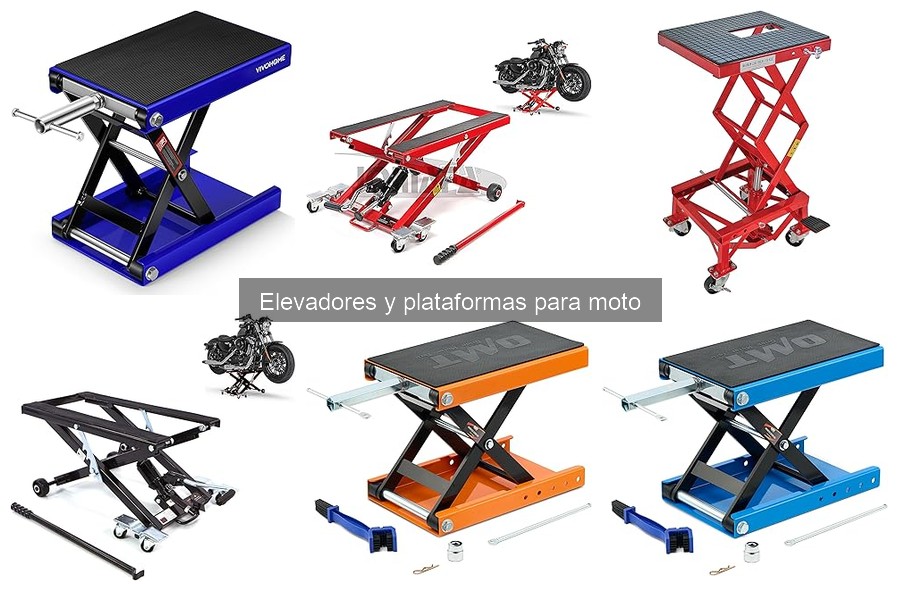 Elevadores y plataformas para moto: ¿Qué son y para qué sirven?