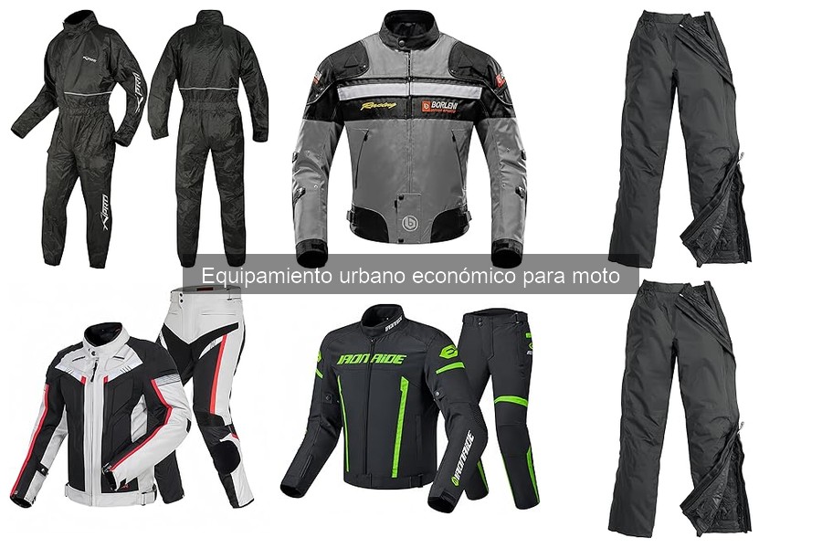 Encuentra equipamiento urbano para moto a buen precio