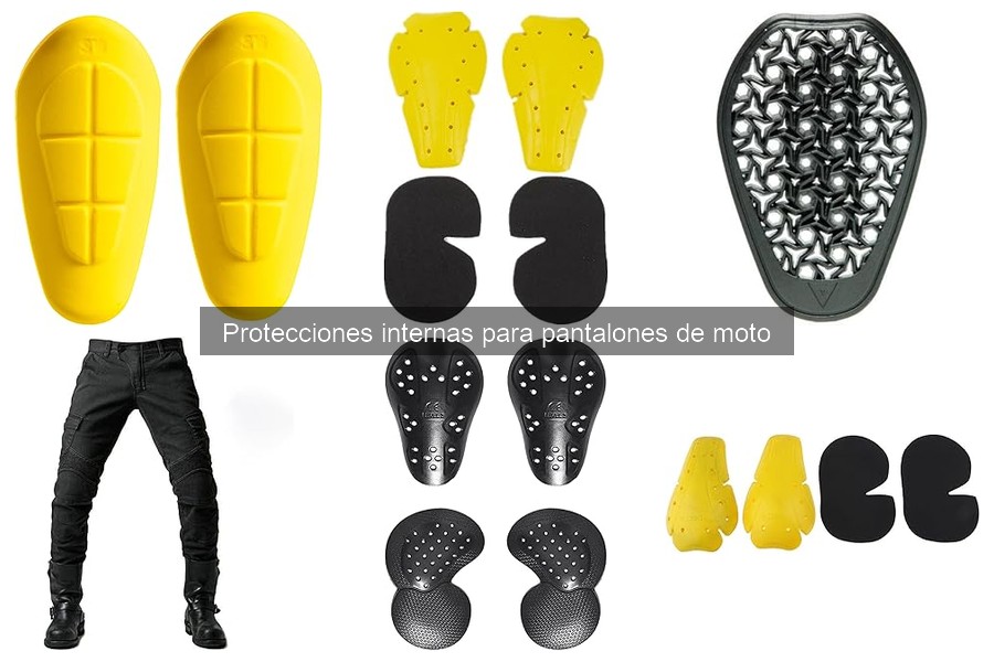 ** Errores comunes al elegir protecciones internas para pantalones de moto