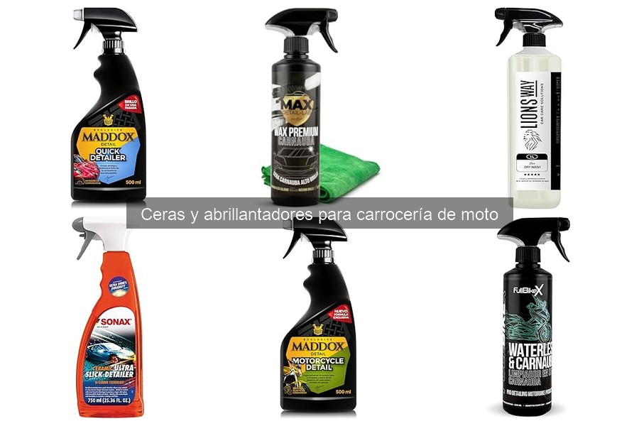Errores comunes al usar ceras y abrillantadores para motos