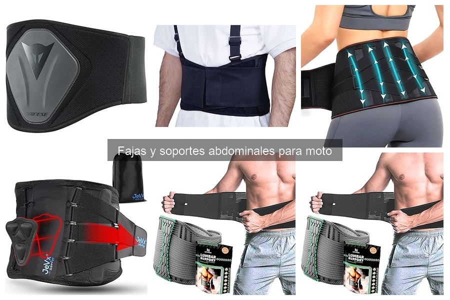 Errores comunes al usar fajas abdominales para moto