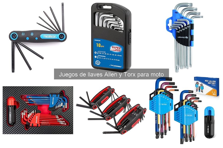 Errores comunes al usar llaves Allen y Torx en motos