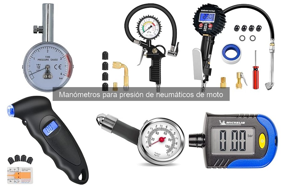 Errores comunes al usar manómetros para neumáticos de moto