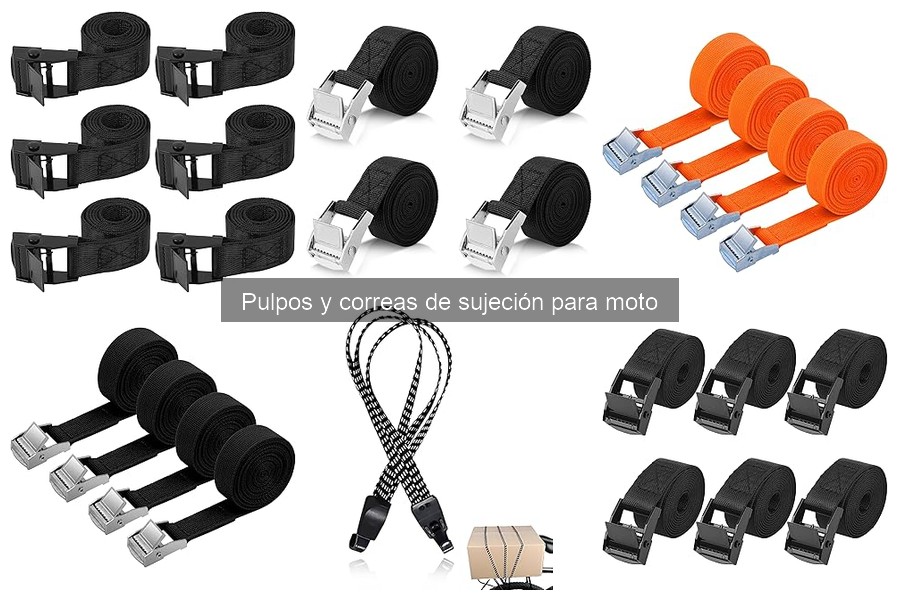 Errores comunes al usar pulpos y correas de sujeción para moto