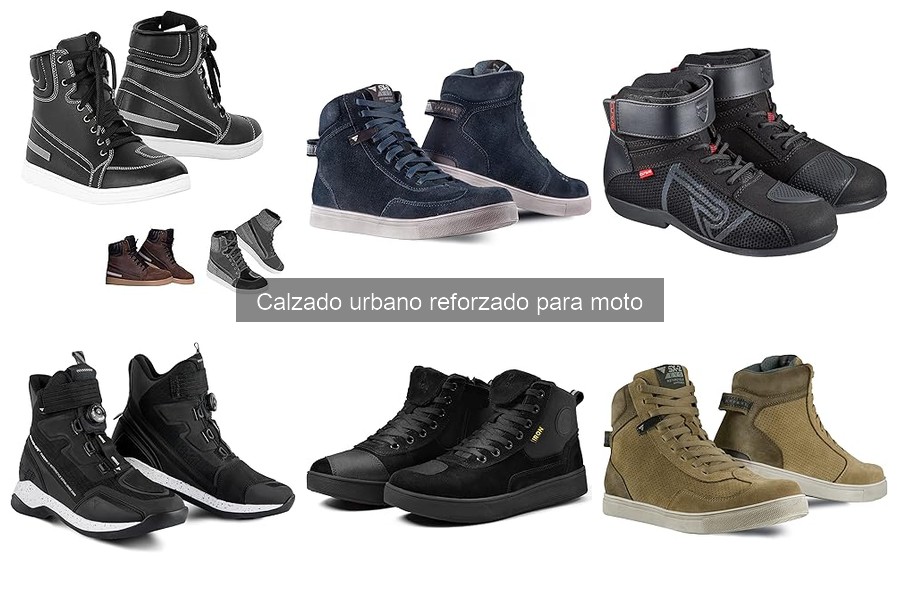 ¿Es necesario el calzado urbano reforzado para moto?