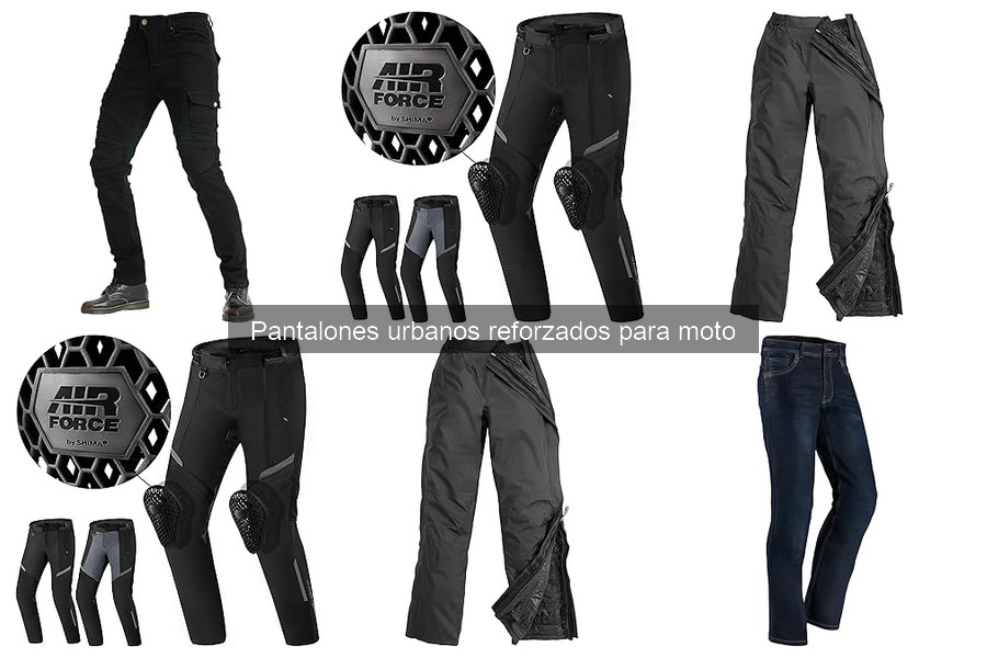 Estilos de pantalones urbanos reforzados para tu moto