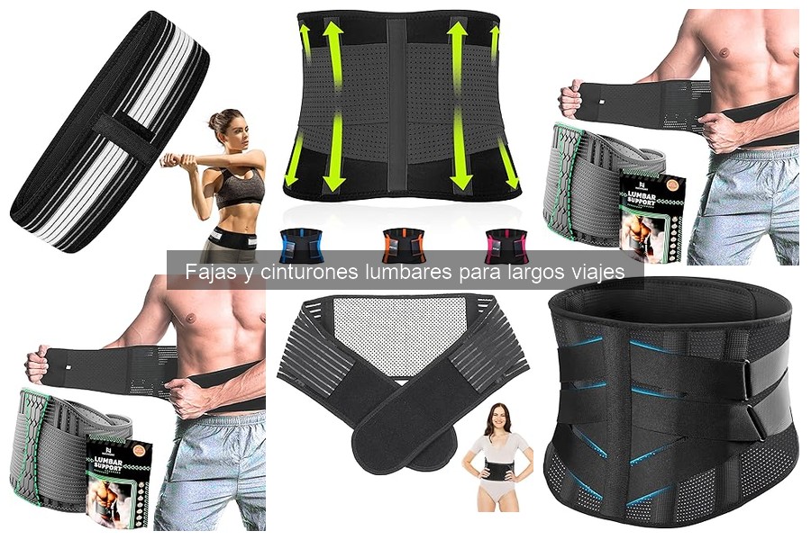 Fajas y Cinturones Lumbares para Viajes Largos: Beneficios y Usos