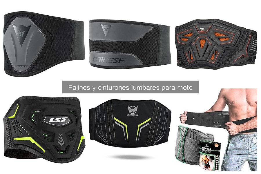 Fajines y Cinturones Lumbar para Moto: Beneficios y Usos