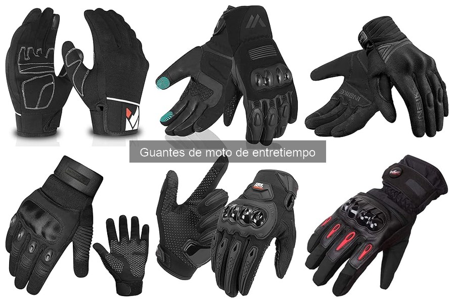 Guantes de moto de entretiempo: qué son y sus características