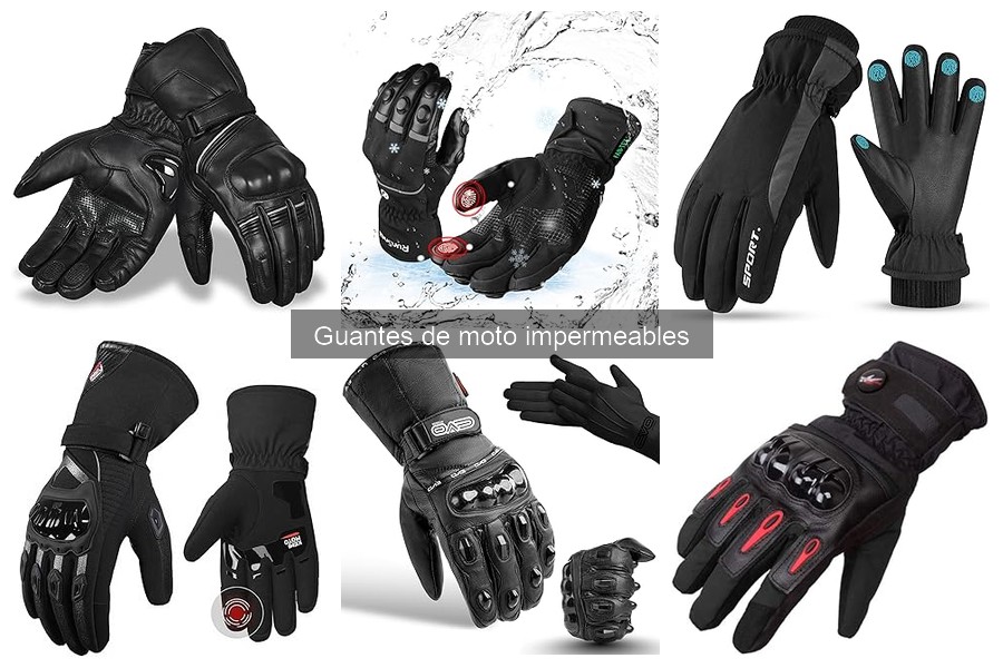 Guantes de moto impermeables: características técnicas clave