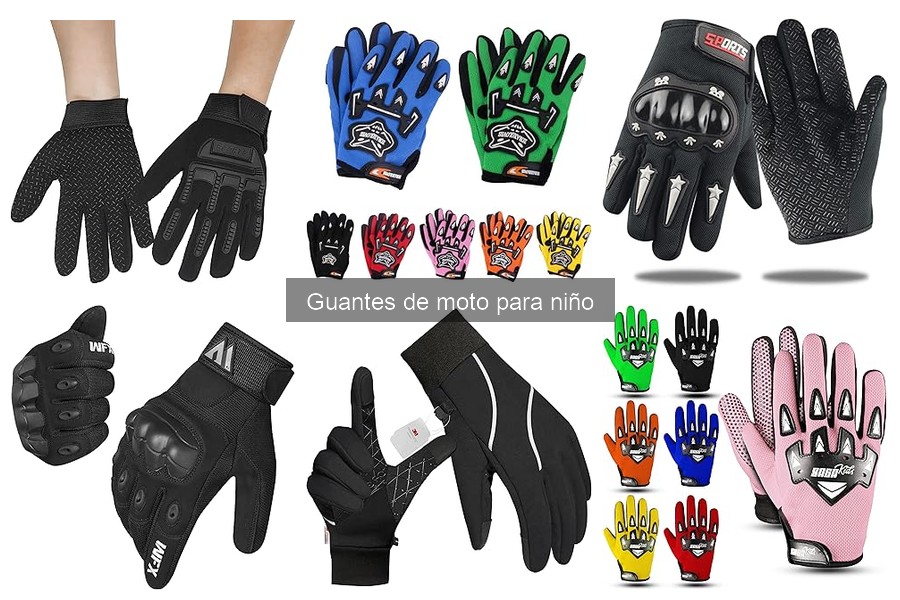 Guantes de moto para niño: características y funciones esenciales