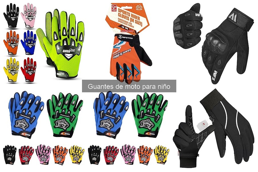 Guantes de moto para niños: características de seguridad esenciales