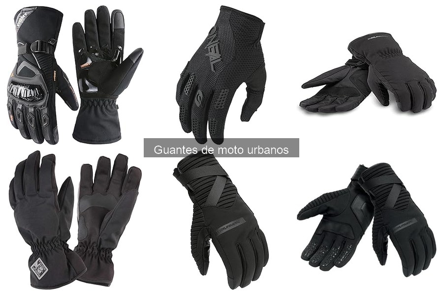 Guantes de moto urbanos ideales para conductores de scooter