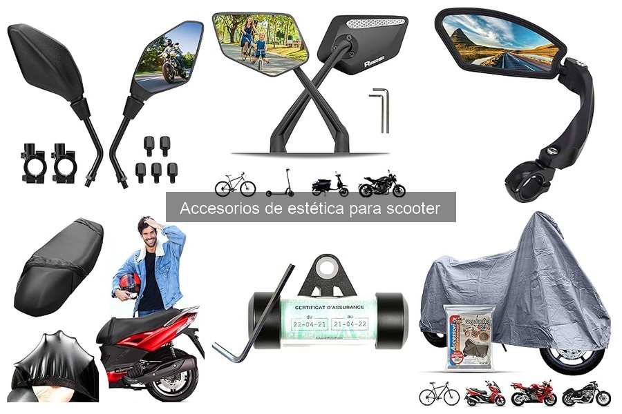Guía de compra de accesorios estéticos para scooter