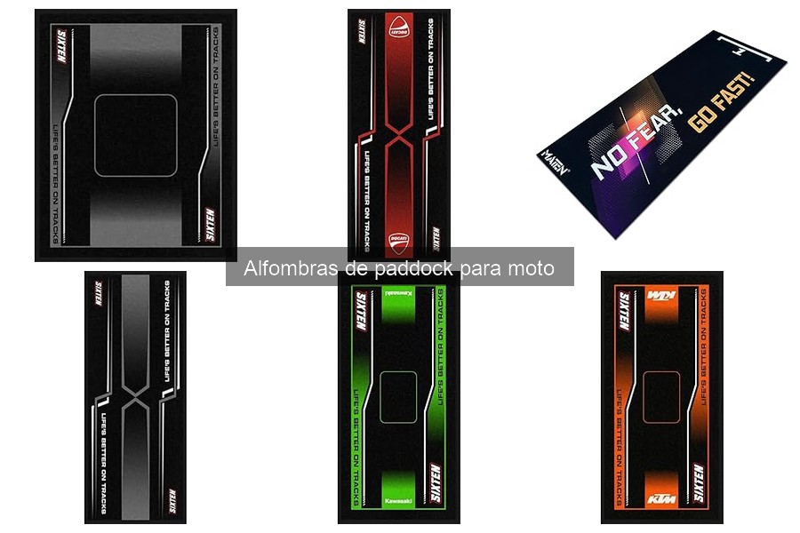 Guía de compra de alfombras de paddock para moto