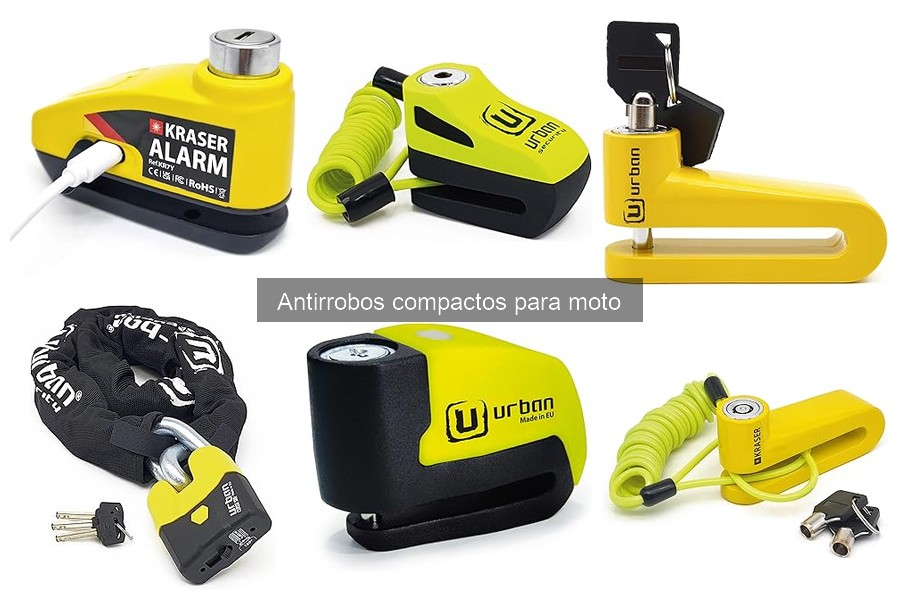 Guía de compra de antirrobos compactos para moto