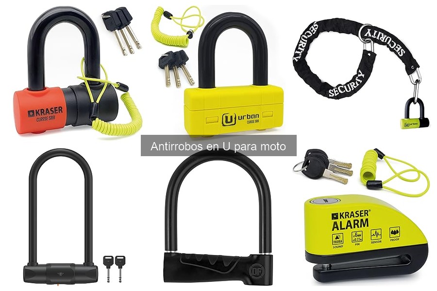 Guía de compra de antirrobos en U para motos