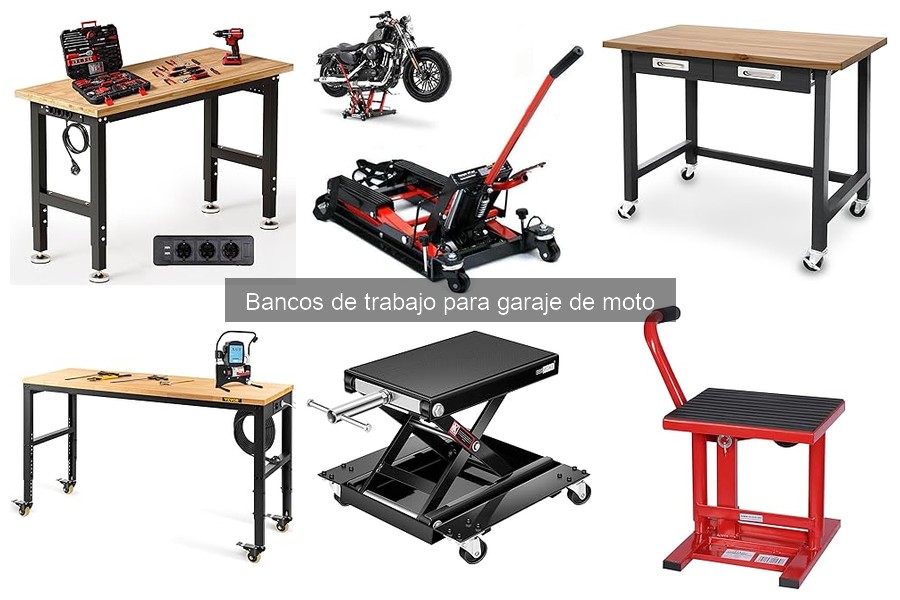 Guía de compra de bancos de trabajo para garaje de moto