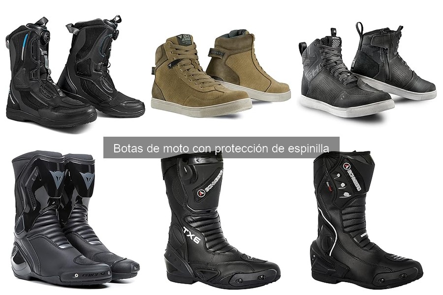 Guía de compra de botas de moto con protección de espinilla