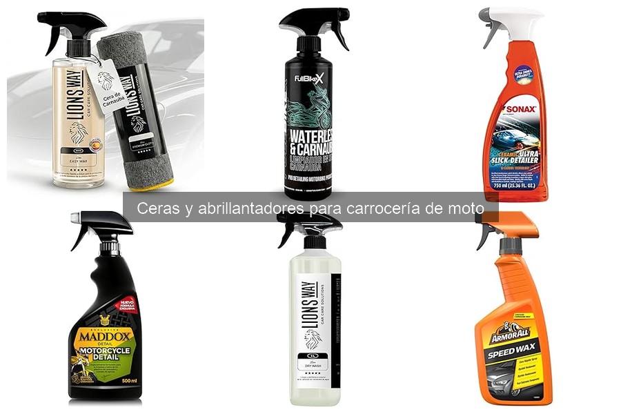 Guía de compra de ceras y abrillantadores para moto