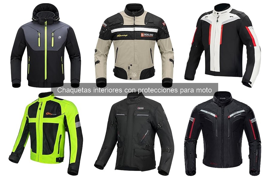 Guía de compra de chaquetas interiores con protecciones para moto