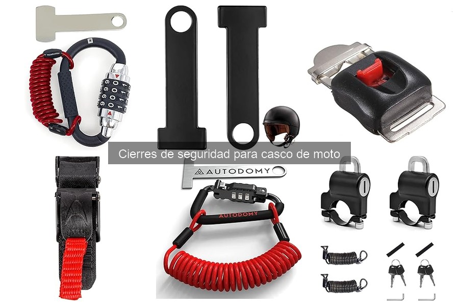 Guía de compra de cierres de seguridad para casco de moto
