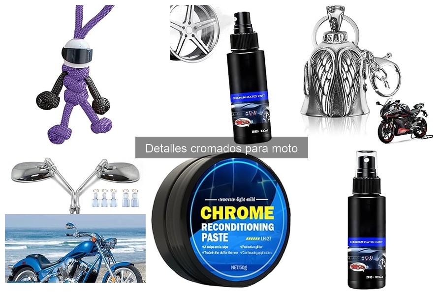 Guía de compra de detalles cromados para moto