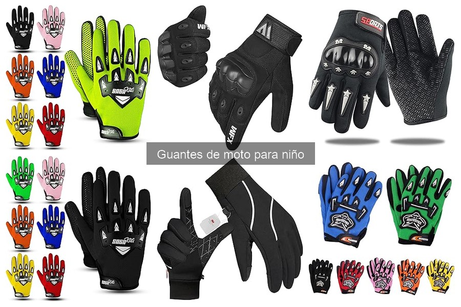 Guía de compra de guantes de moto para niños